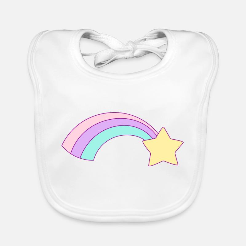 arc en ciel Bavoir bio Bébé