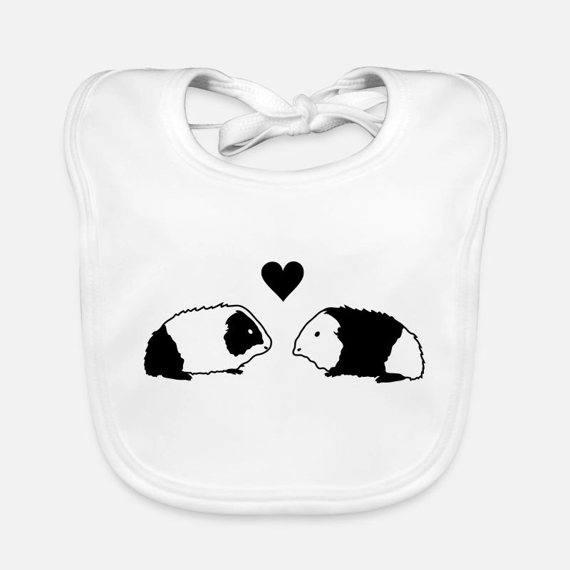 Guinea pig love Organic Baby Bibs