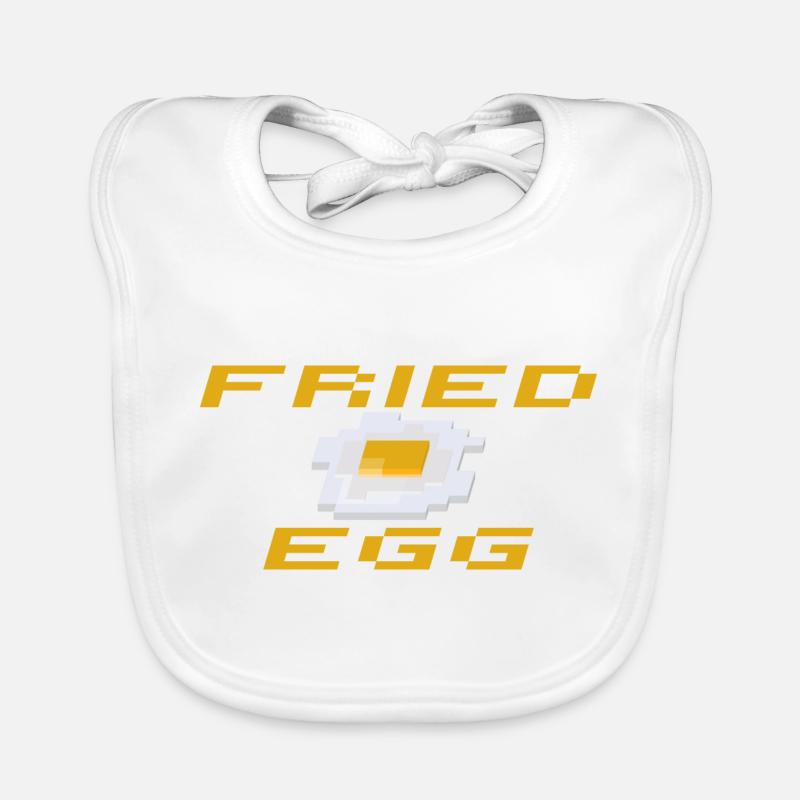 SBDesigns - Fried Egg / Oeuf au Plat Bavoir bio Bébé