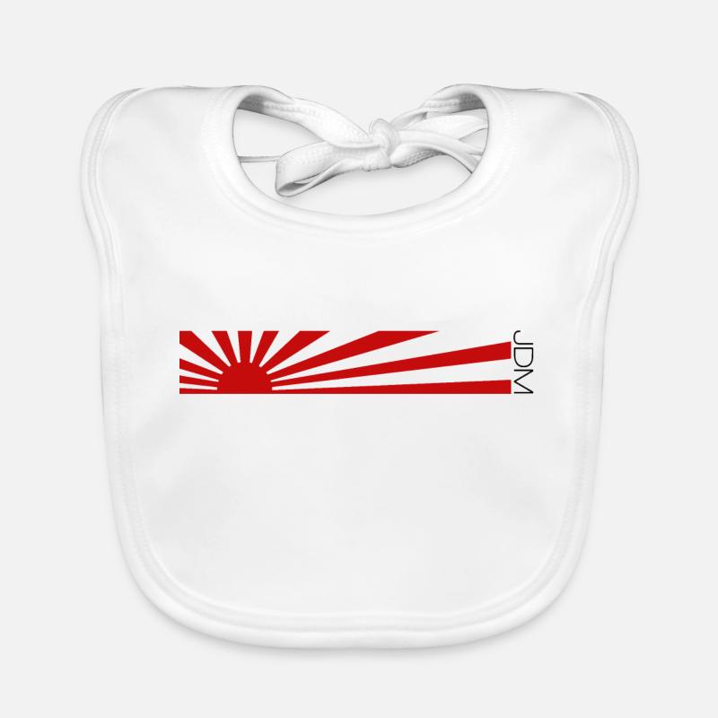 JDM-Flaggendesign Baby Bio-Lätzchen