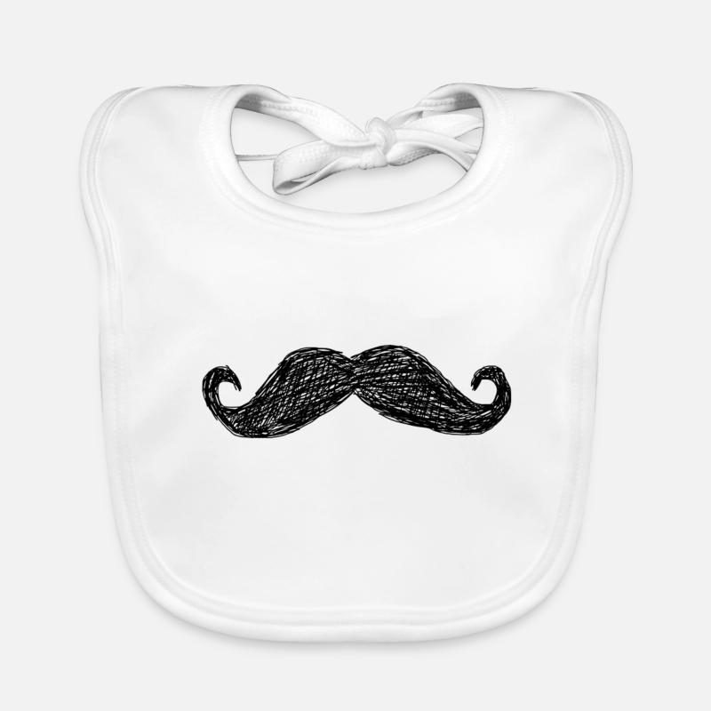 Lippenbart Baby Bio-Lätzchen