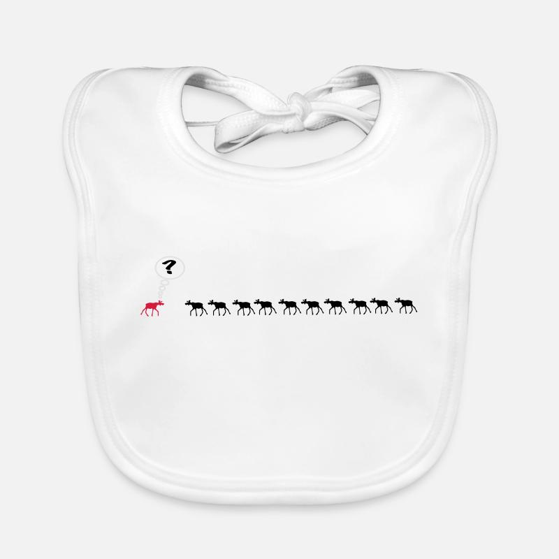 Orignaux 10 +1 =? confus Elk Bavoir bio Bébé