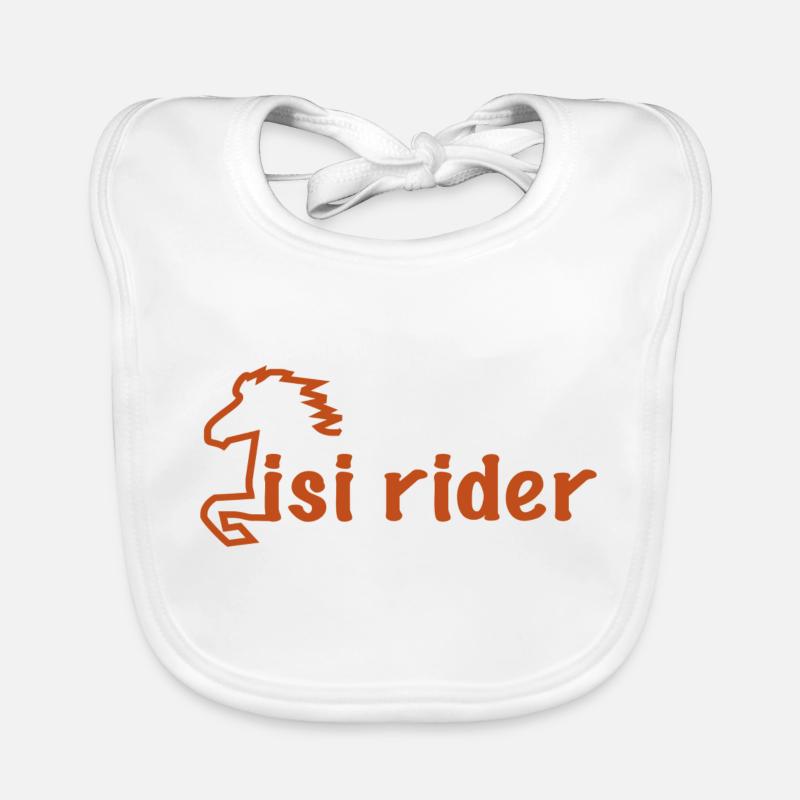 Islandpferd Baby Bio-Lätzchen