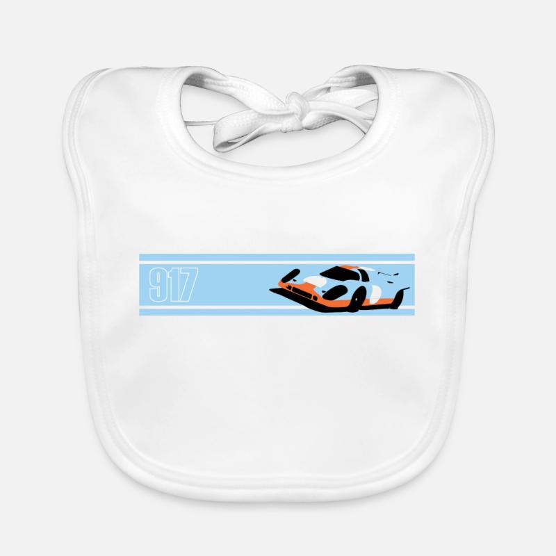 917 LM - Bavoir bio Bébé - blanc