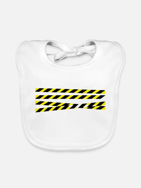 ansperrband__f2 - Organic Baby Bibs - white - Front