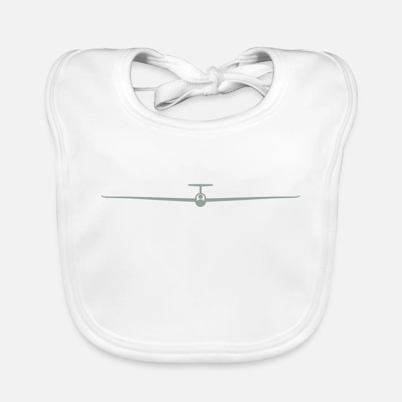 Planeur 5 - Bavoir bio Bébé - blanc