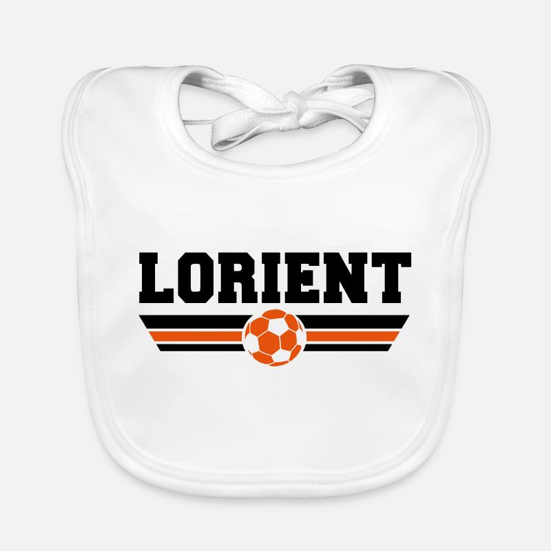 Lorient foot 2013 - Bavoir bio Bébé - blanc