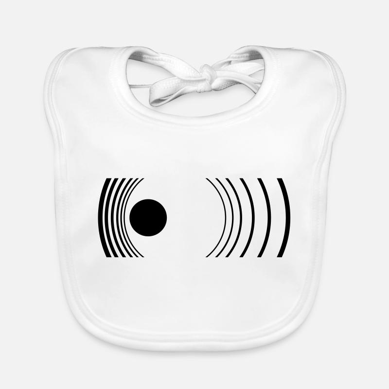 dopplereffekt - Baby Bio-Lätzchen - Weiß