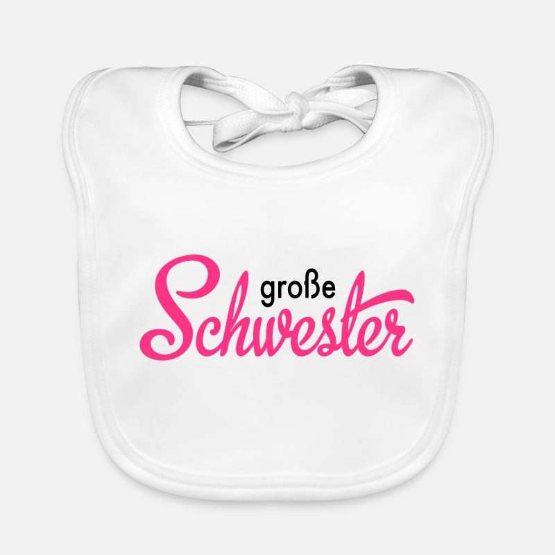 big sister Organic Baby Bibs