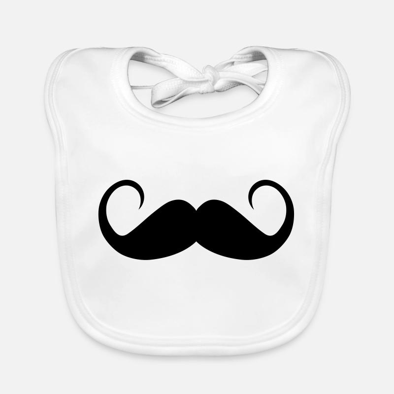 Overskæg Hagesmække af økologisk bomuld