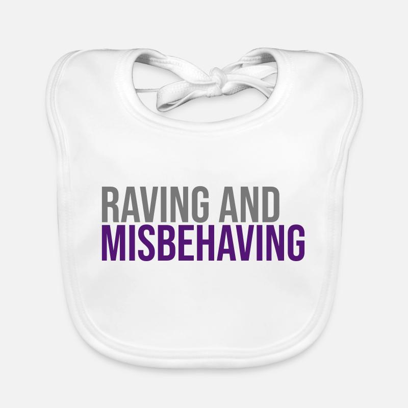 Raving & Misbehaving Bavoir bio Bébé