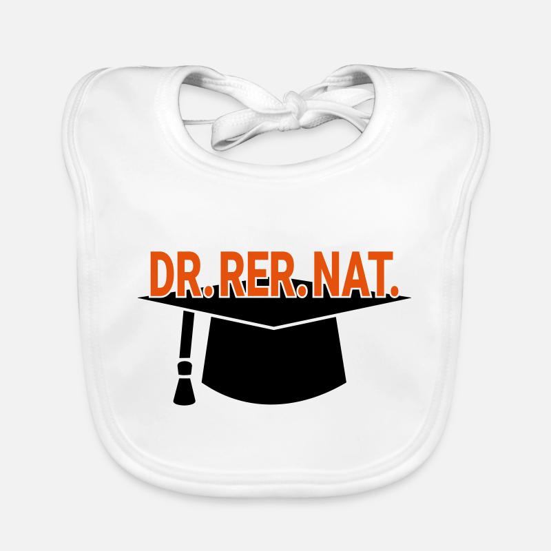 Doktorhut Dr. Cadeau de graduation Bavoir bio Bébé