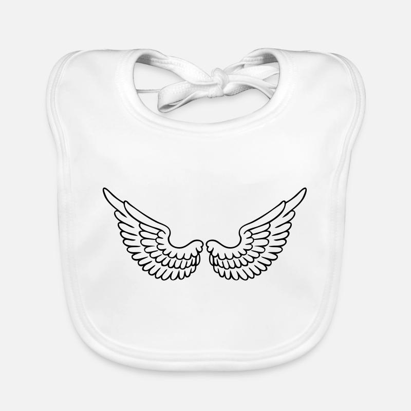 aile d'ange ailes d'oiseau , pilote d'avion Bavoir bio Bébé