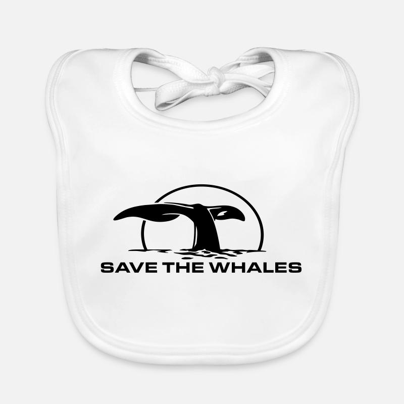 save_the_whales Baby Bio-Lätzchen