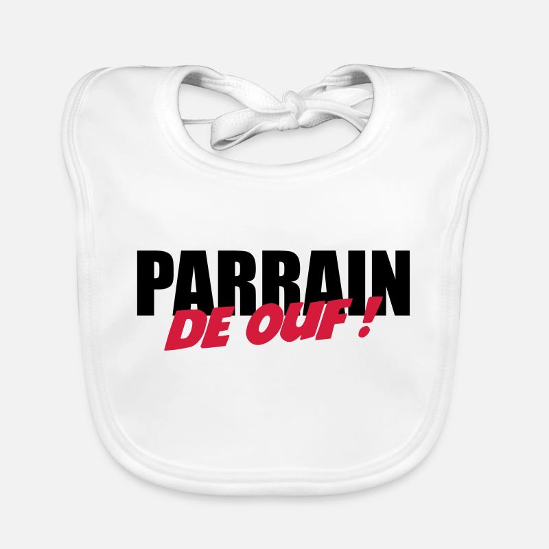 Parrain de ouf ! Bavoir bio Bébé