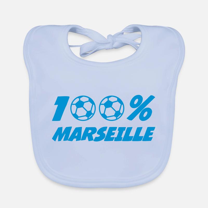 100% Marseille Bavoir bio Bébé