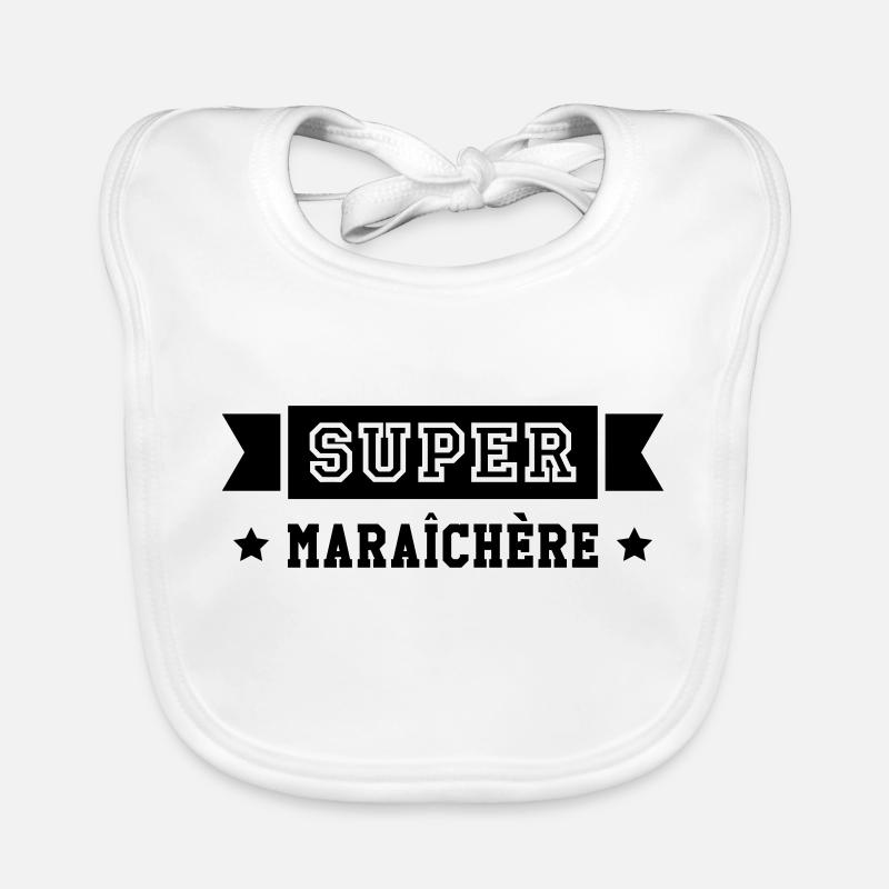 Jardinier / Maraîcher / Maraichère / Paysan Bavoir bio Bébé