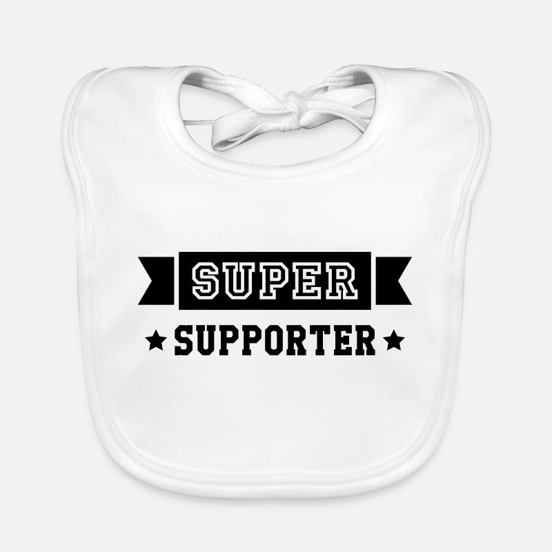 Supporter / Supportrice / Sport / Supporteur Bavoir bio Bébé