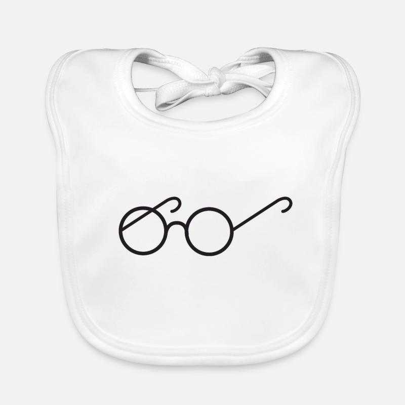 einzelne runde Lesebrille Baby Bio-Lätzchen