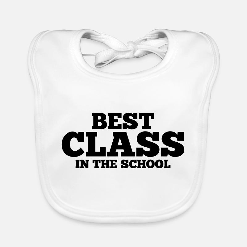 MEILLEURE CLASSE À L'ÉCOLE Bavoir bio Bébé