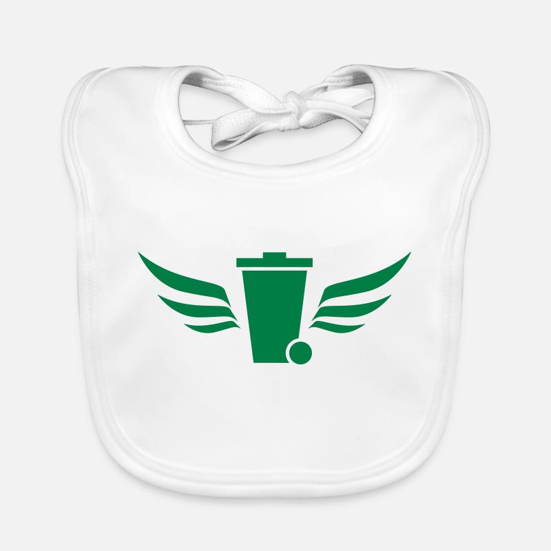 Müllmann / Müllarbeiter / Müllwerker / Müllabfuhr Baby Bio-Lätzchen