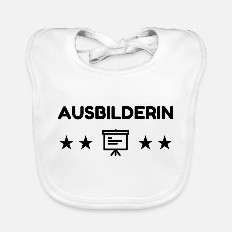 Trainer Training Instructor Ausbildung Formateur Organic Baby Bibs