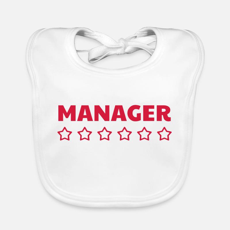 Manager / Patron / Travail / Métier / Chef Bavoir bio Bébé