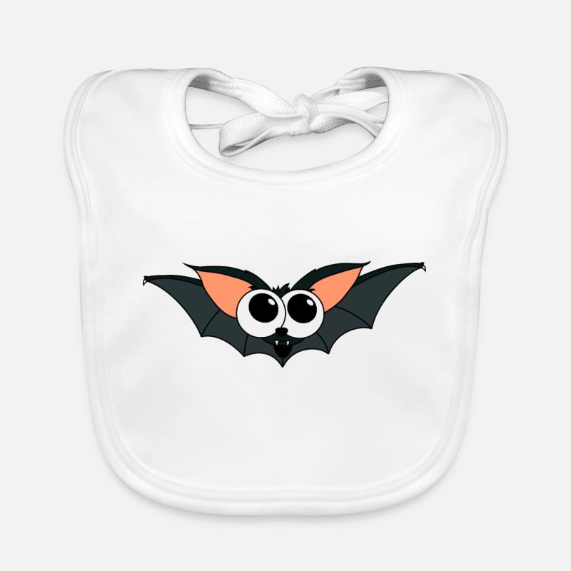bat Organic Baby Bibs