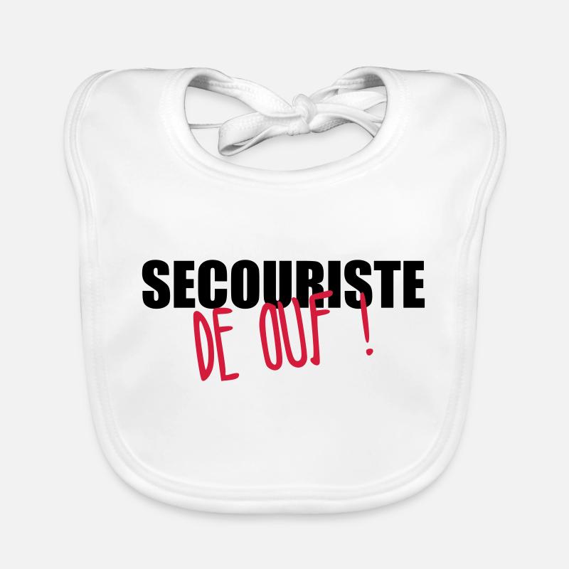 Secourisme / Secouriste / Secours / Secourir Bavoir bio Bébé