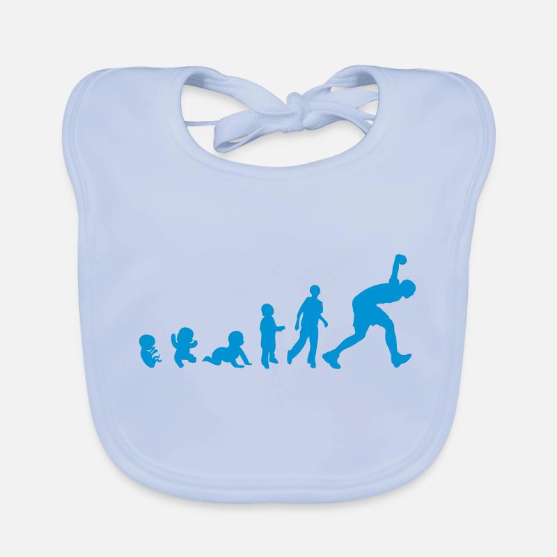Evolution ball Lyonnaise throwing game player Organic Baby Bibs