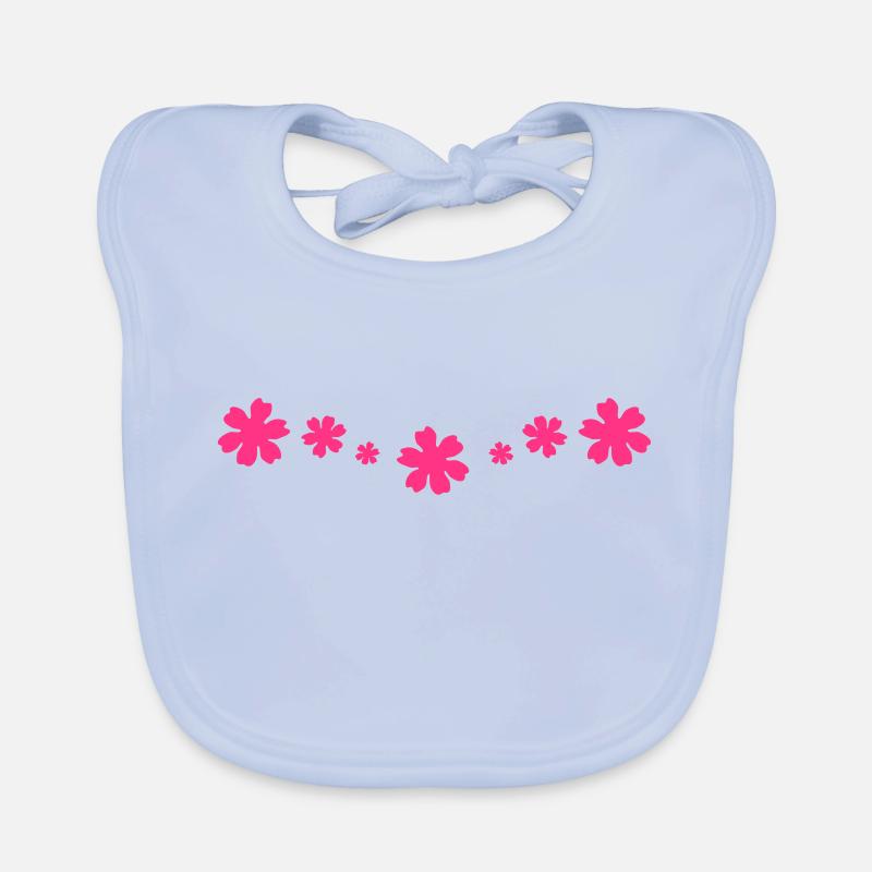 Blumen, Blume,Schmuck Baby Bio-Lätzchen