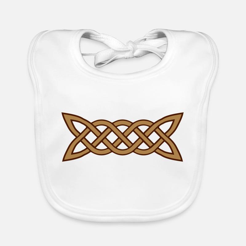 modèle de nœud celtique Bavoir bio Bébé