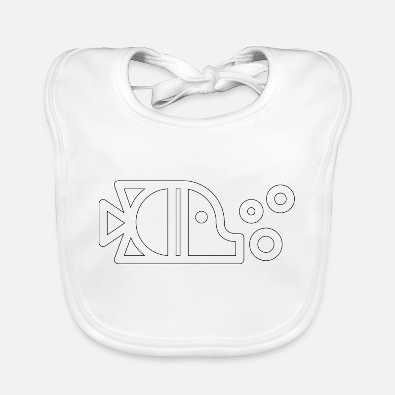 Poisson poisson eau dessin animé idée cadeau Bavoir bio Bébé