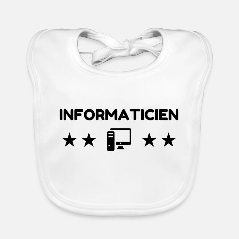 Computer / Informatiker / Aussenseiter / Ingenieur Baby Bio-Lätzchen