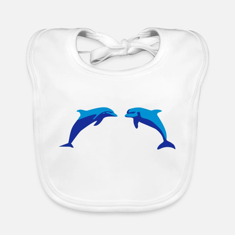 Delfne, Delfin Baby Bio-Lätzchen