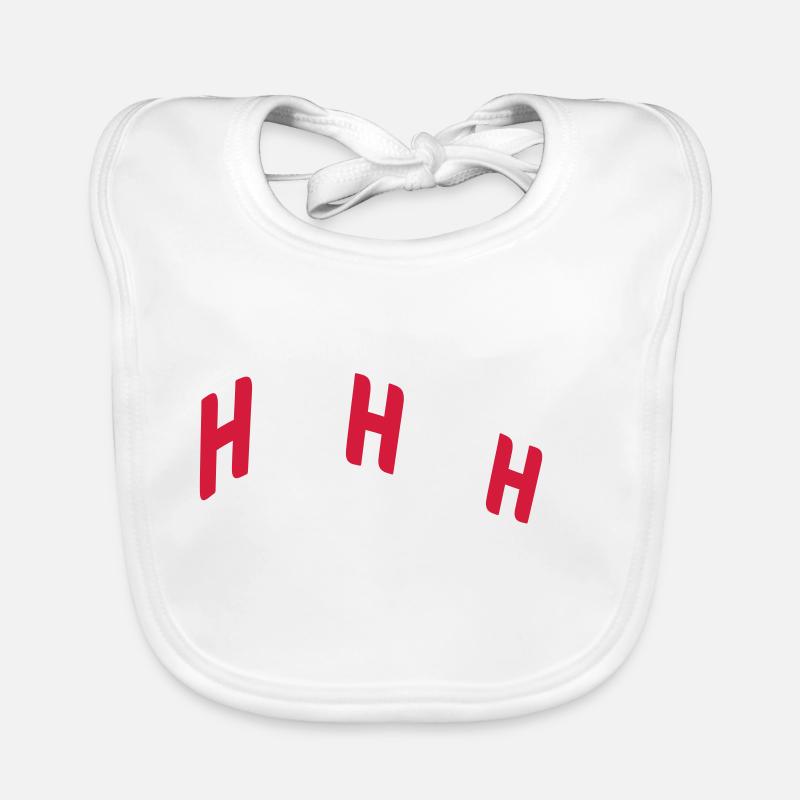 Rouge blanc Ho Bavoir bio Bébé