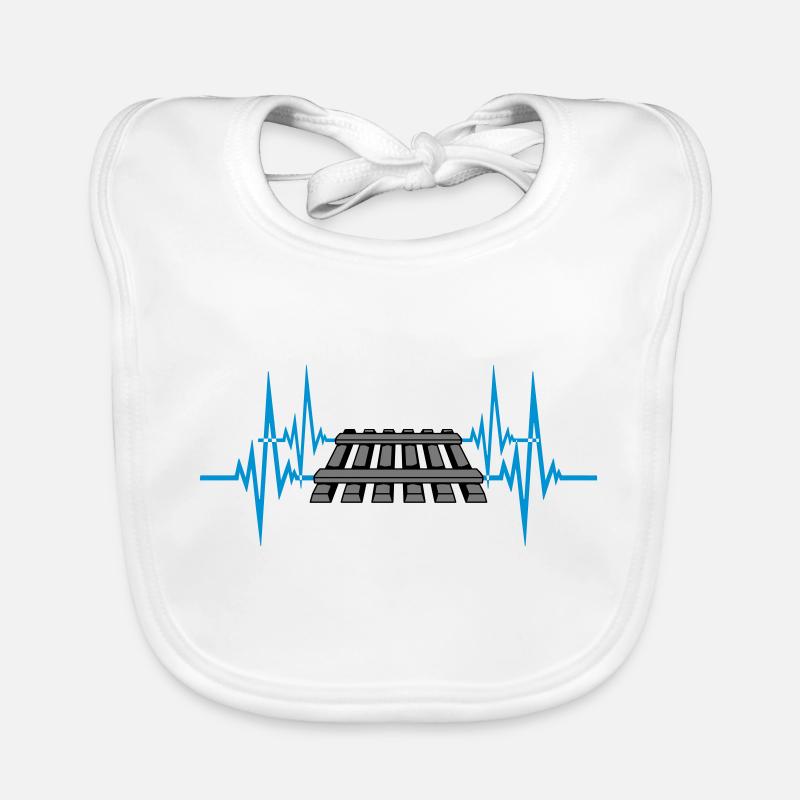 Piste de pulsation cardiaque Bavoir bio Bébé