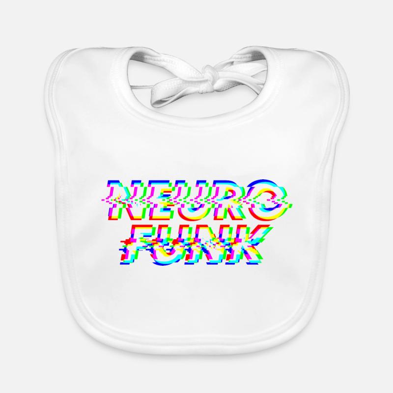 Neurofunk 4 - Bavoir bio Bébé - blanc