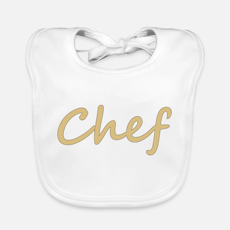 Chef cuisinier chef Bavoir bio Bébé