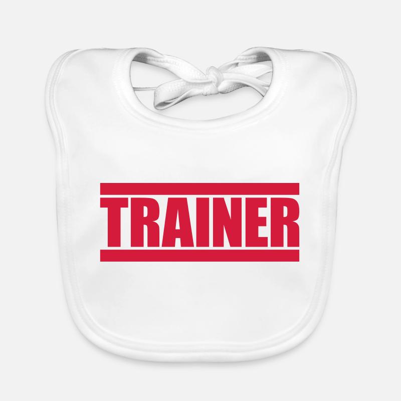 Rote Balken Trainer Baby Bio-Lätzchen