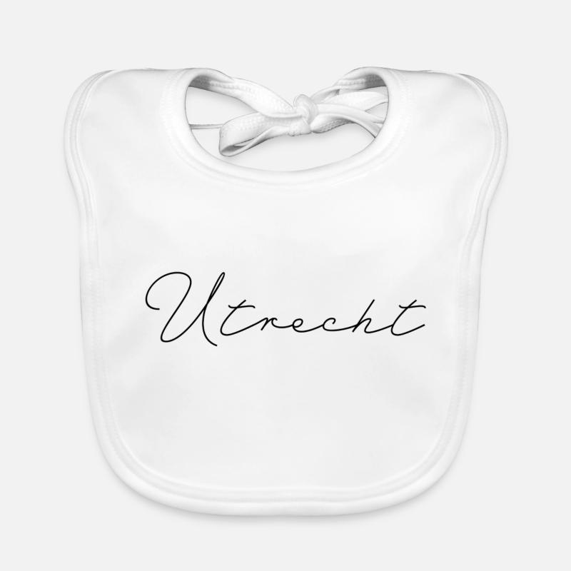 Utrecht Fine Line Shirt oder anderes Design Baby Bio-Lätzchen