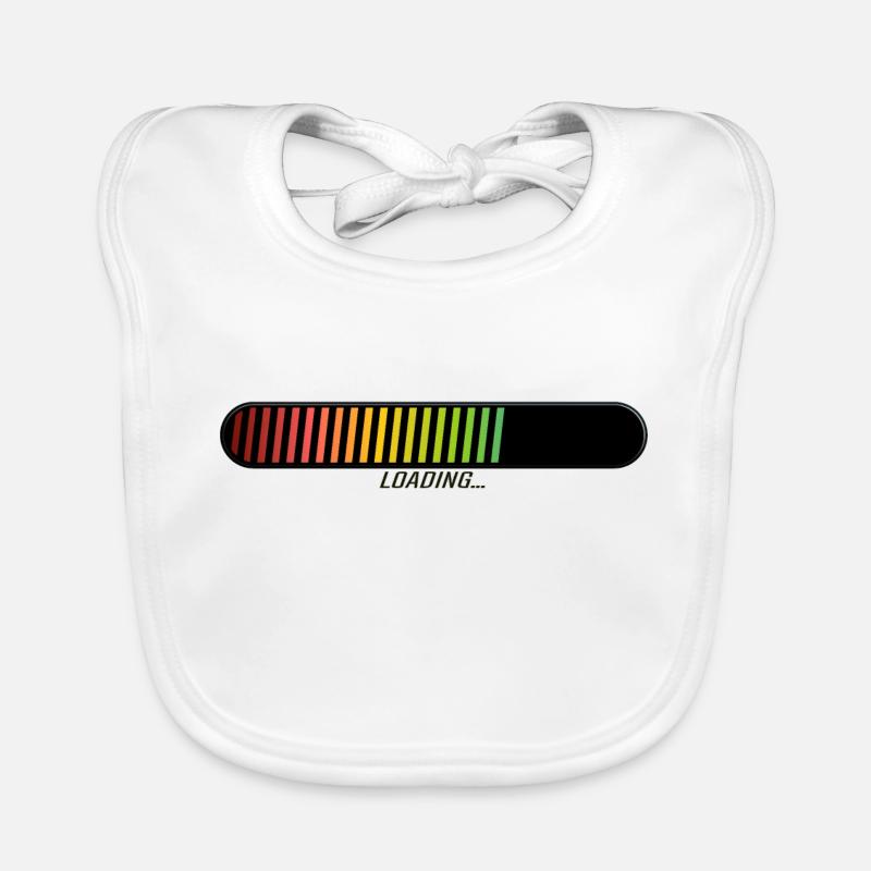 loading bar loading progression slow drawing Organic Baby Bibs