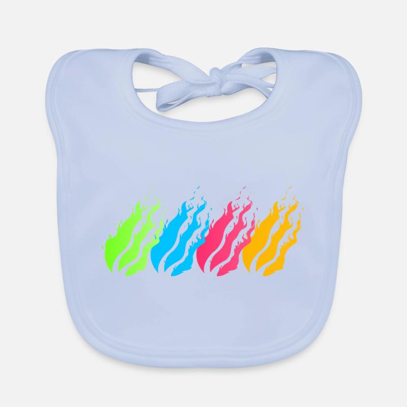 Boule de feu Néon Bavoir bio Bébé