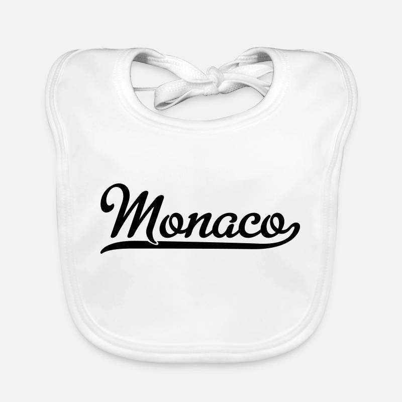 Monaco - Bavoir bio Bébé - blanc