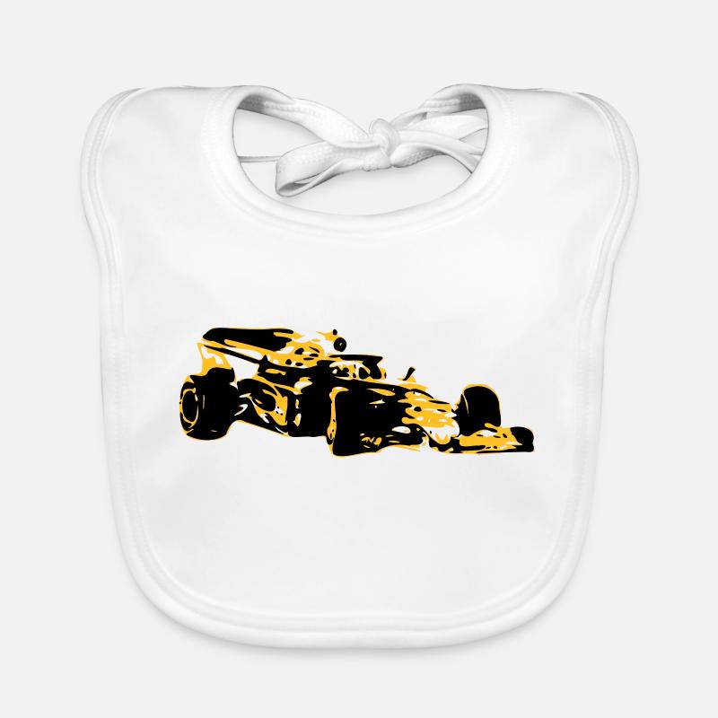 Race car Organic Baby Bibs