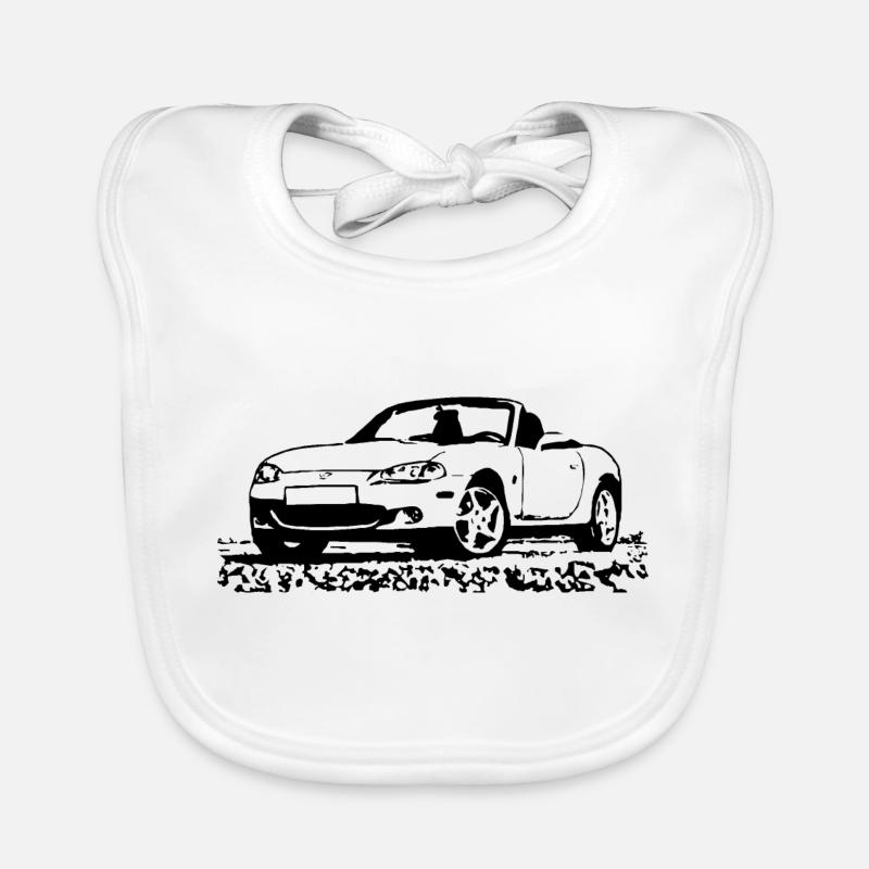 Mx5 miata mk2 Organic Baby Bibs