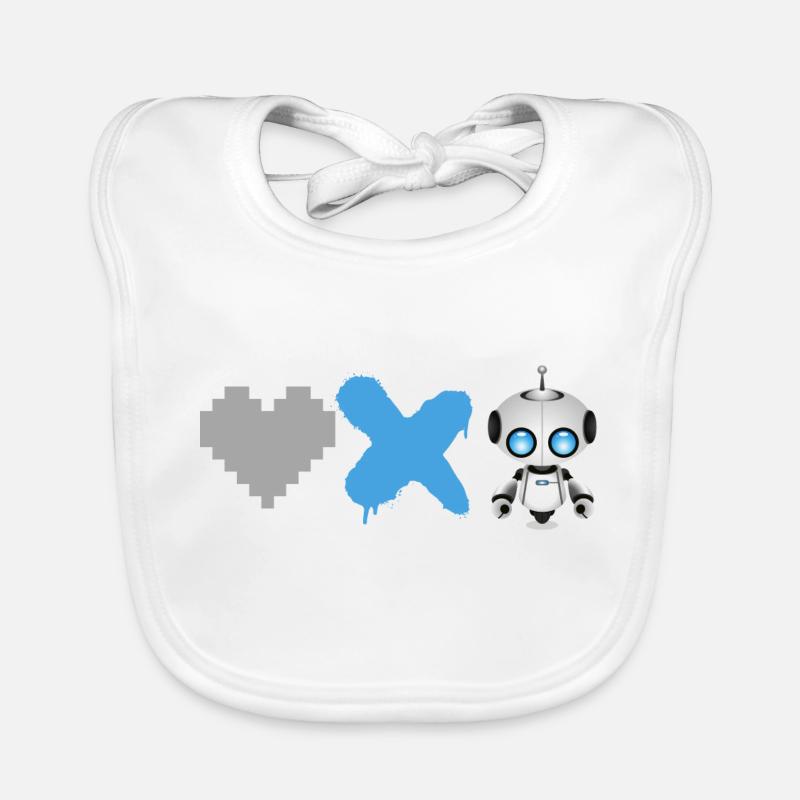 Love Death robot Baby Bio-Lätzchen