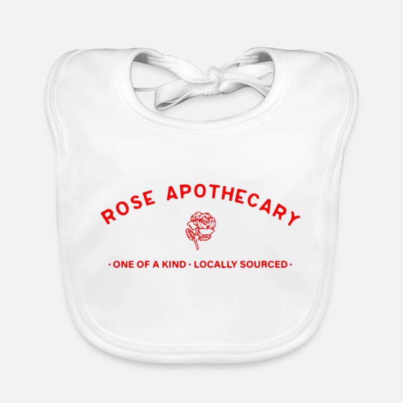 Apothicaire rose Bavoir bio Bébé