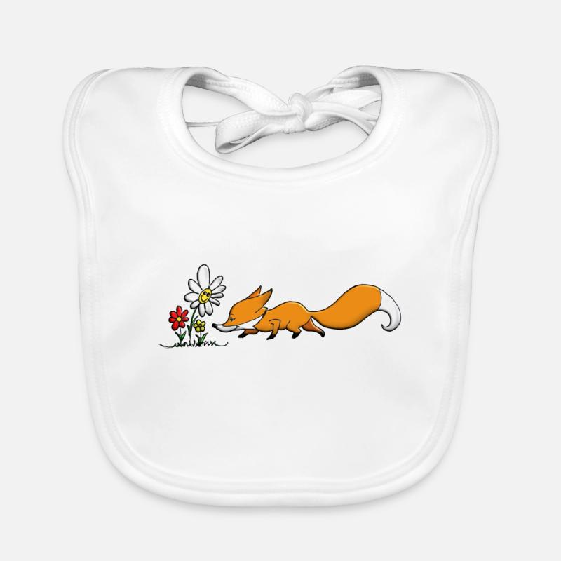 Fuchs Fuchs Blume Baby Bio-Lätzchen