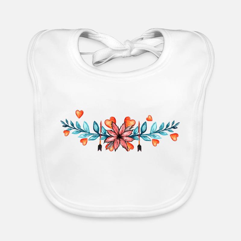 blume - Bavoir bio Bébé - blanc